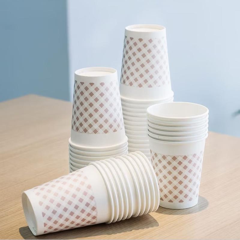 Deli 9570 White Thickened Paper Cups 250ml (50-Count)