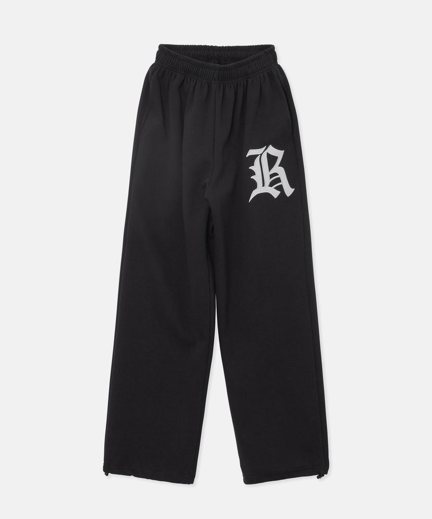 TAKEASY Women'S R Logo Wide Pants (Black)