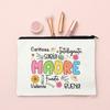 Spanish Printed Makeup Bag Travel Neceser Toiletries Storage Bag Female Canvas Cosmetic Bags Birthday Mother's Day Gift for Mom