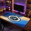 Club Brugge FC Theme Pattern Mouse Pad, Soccer Logo Design XXL Gaming Desk Mat Non-Slip Computer Mouse Pad