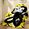 F-Felixs The Cat Throw Lightweight 240G Flannel Blanket Soft Skin-Friendly For Summer Cooling