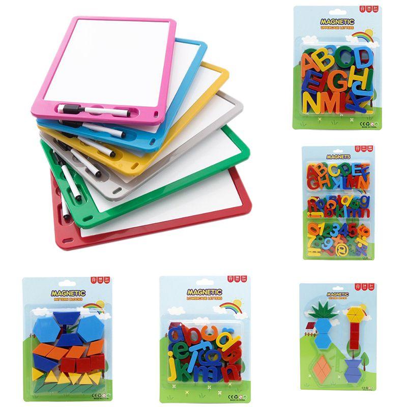 Colorful Magnetic Letters Alphabet Numbers Math Symbols Educational Toys For Kids