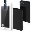 Dux Ducis Skin Pro Case for Vivo Y16 / Y02S Wallet Holster Cover with Flap Black