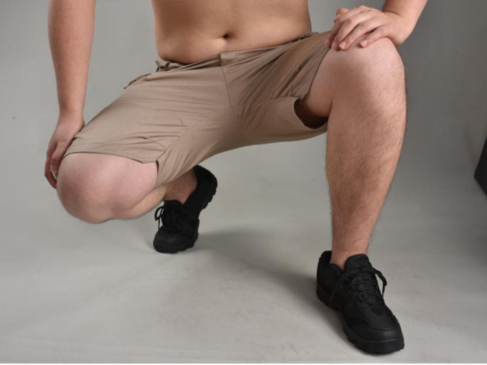 Men Urban Shorts Outdoor Wear-Resistant Cargo Shorts Quick Dry Multi-pocket Plus Size Hiking Pants
