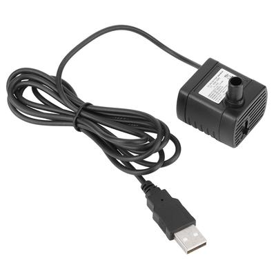 USB 5V 0.5m 150L H Adjustable Miniature Brushless Motor DC Water Pump for Hydroponics Submersible Pool