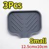 Sink Silicone Tray With drain Soap Sponge Storage Holder Countertop Sink Scrubber Brush Storage Rack Kitchen Organizer