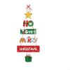 Reusable Holiday Door Hanger Santa Design Christmas Celebration Paper Decors