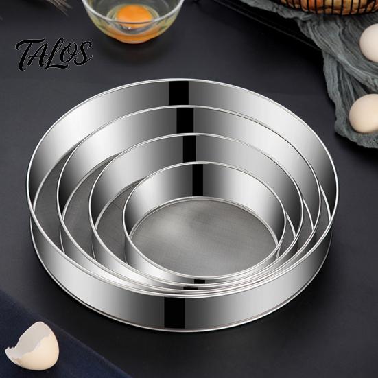 Kitchen Gadget for Pastry Stainless Steel Flour Sifter, Handheld Fine Mesh Strainer, Durable Corrosion Rust Resistant Sifter Round Sieve Cocoa