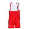 Mens Wrestling Singlet Short Sleeve Compression Gym Wear Digital Print Sportswear Training Competition