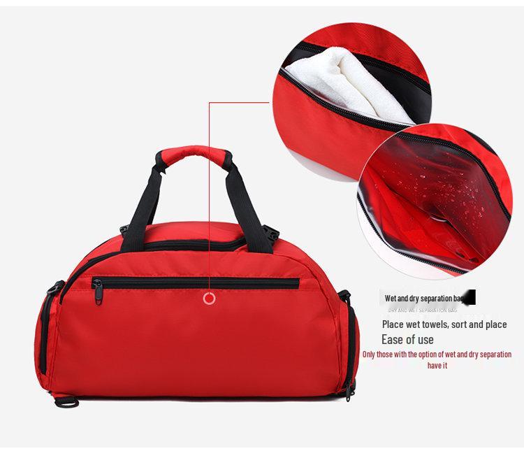 Multifunctional Gym Bag: Wet/Dry Separation, Travel Handbag, Shoulder Bag, Unisex Sports Backpack, Casual Crossbody Training Bag
