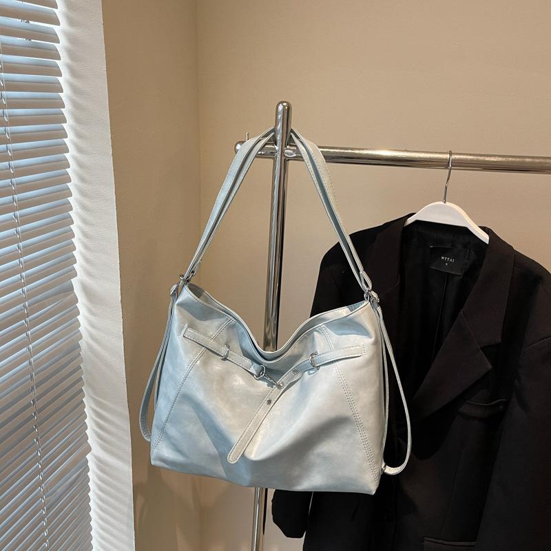 Large Capacity Bag Women's Summer 2025 New Niche Design Single Shoulder Crossbody Tote Bag Multi-functional Backpack