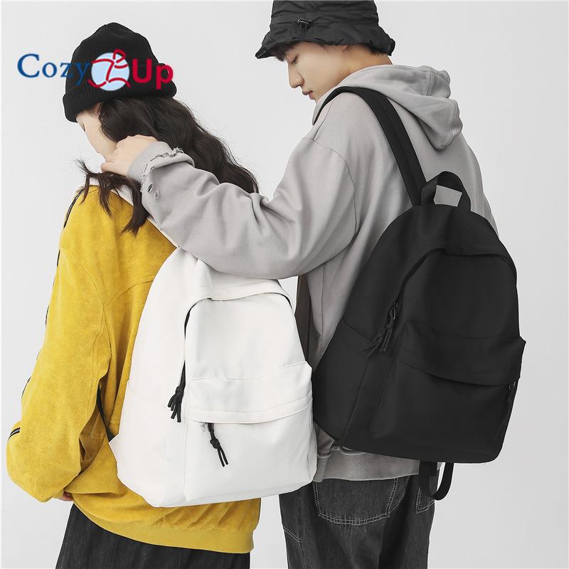 New Student Backpack Women's Korean-Style Fashion Preppy Style Schoolbag Casual Large Capacity Couple Backpack One Piece Dropshipping
