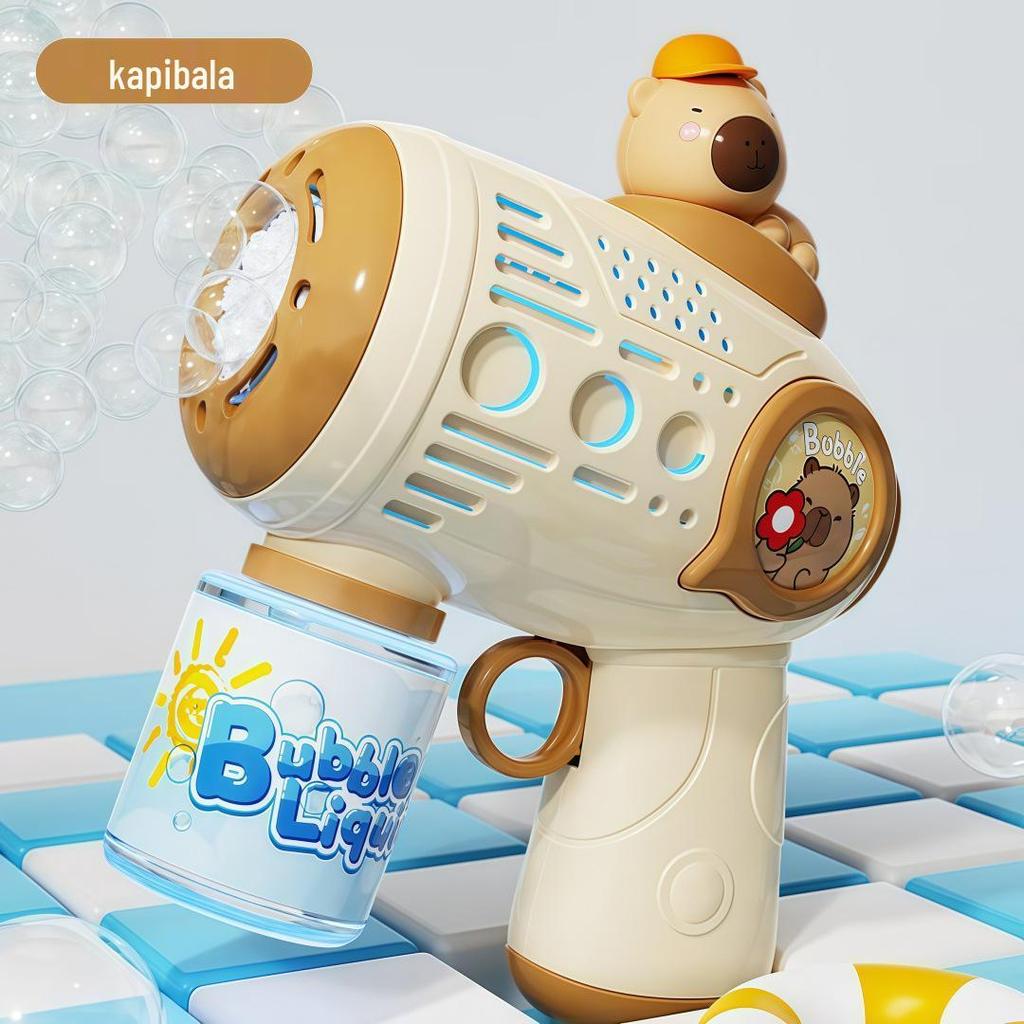 Gatling Bubble Gun: Automatic Electric Handheld Bubble Maker for Kids