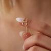 Creative Stainless Steel Cat Necklace: Cute Hollow Cat Pendant on Clavicle Chain Jewelry