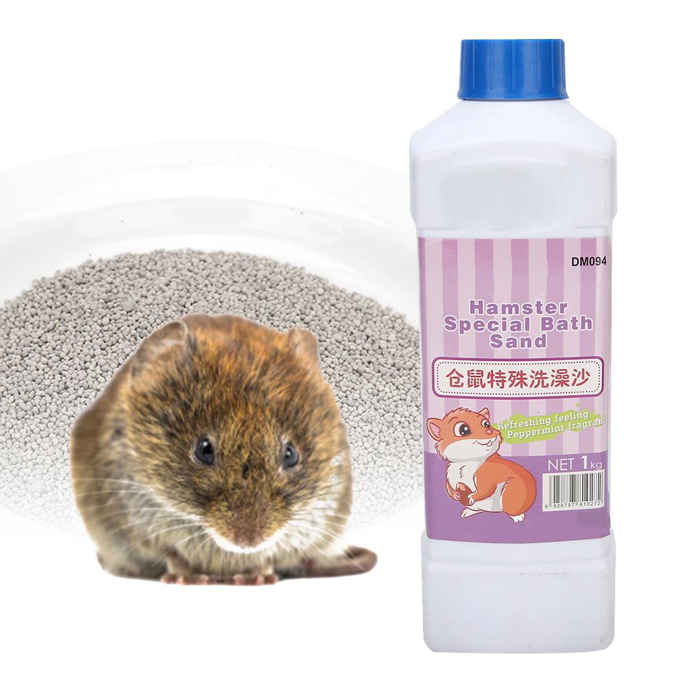 1kg Doğal Madde Güvenli Pet Banyo Kumu Hamster Chinchilla Tavşan Banyo Kumu