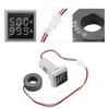 LED Digital Display AC Voltage Current Meter Indicator 22mm 0-100A Meter Indicator (White)