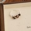 Korean Natural Stone Bead Open Ring – Stylish Dopamine Accessory for Women