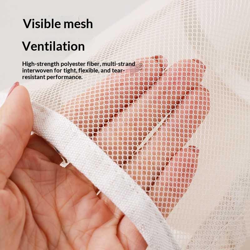 Mesh Toiletry Bag Portable Travel Makeup Organizer for Shower Bathroom Gym Dorm Camping Beach Lightweight Mesh Caddy with Handle