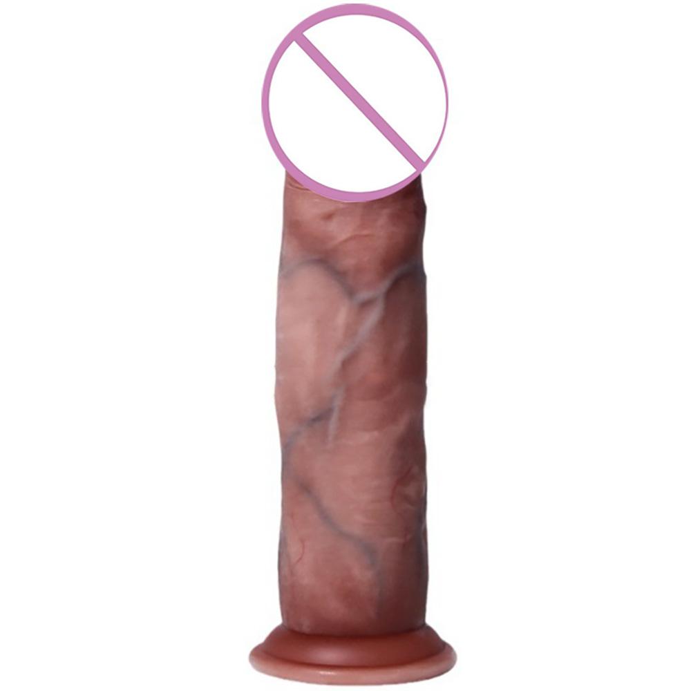New Realistic Soft Dildo Silicone Penis with Suction Cup Female Vaginal G Spot Clitoris Stimulator Masturbation Cock Women Men Anal Plug Adult Sex Toy