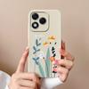 Case For Honor 400 Lite Candy Painted Flowers Phone Cover Soft Liquid Silicone Upgrade Camera Protection Shockproof Back Covers