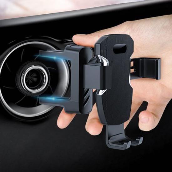 Car Phone Holder Air Vent Support Clip 360° Rotation Gravity Mount Holder Stand