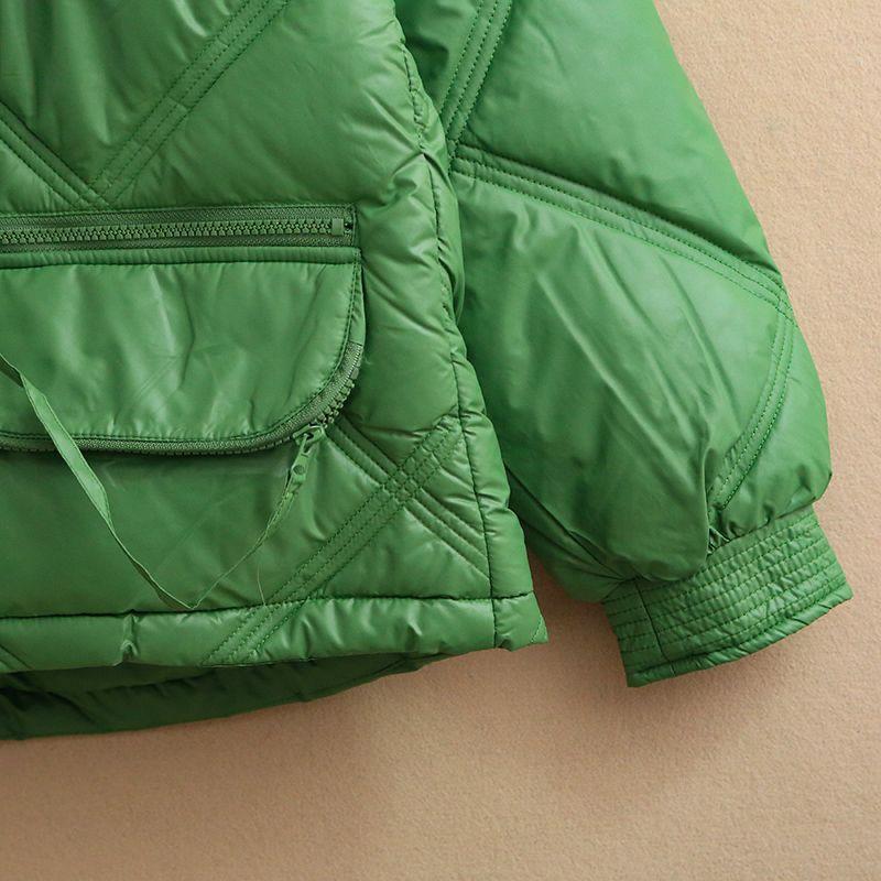 Palton vintage supradimensionat din bumbac pentru femei, îmbrăcăminte exterioară de dimensiuni plus cu căldură și stil