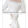 Funny Bride Costume Bridal Veil White Wedding Dress with Belt Funny Novelty Fancy Dress Outifts for Stag Do Hen Party