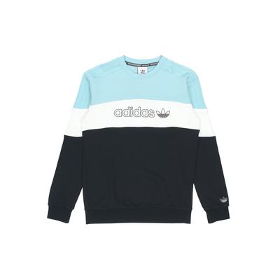 Oryginały BX-20 Crew Colorblock Bluza Męska Topy Jasnoniebieski GD5788