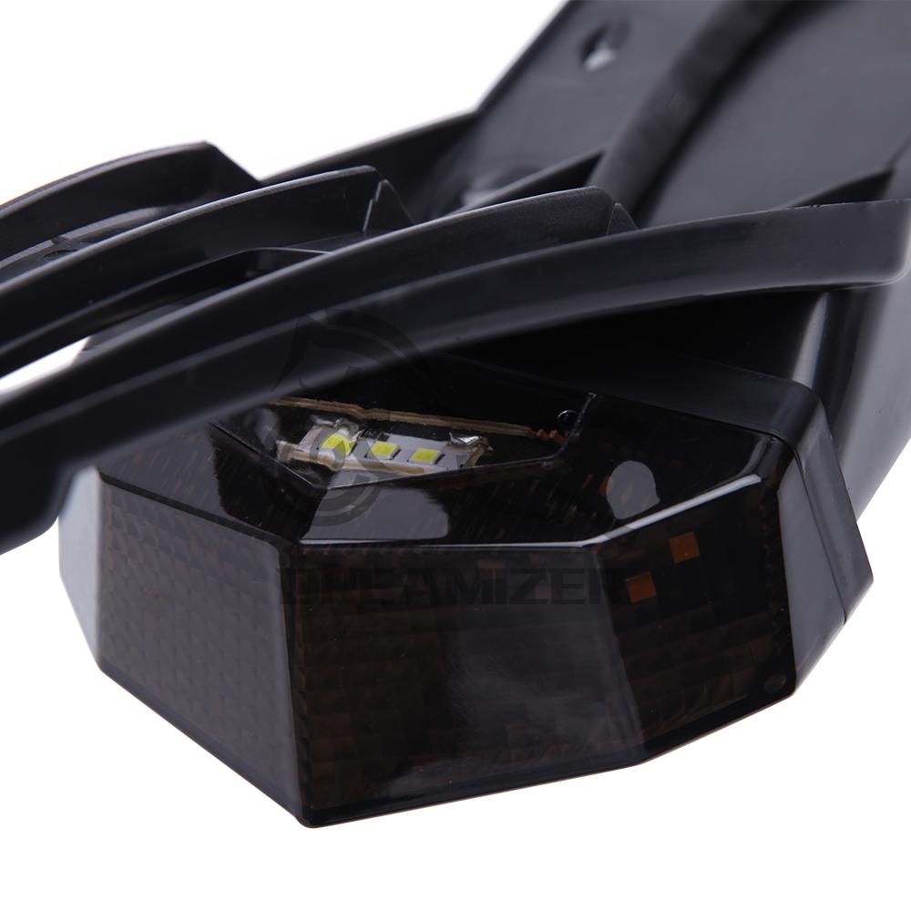 Universal 12V Enduro LED Rear Fender Brake Stop Tail Light Turn Signal Lamp Dirt Bike Off-road ATV Motorbike