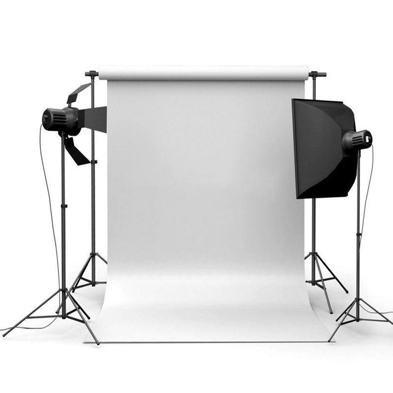 Bright White 10x10ft Photography Backdrop With Completely Seamless Nonwoven Material