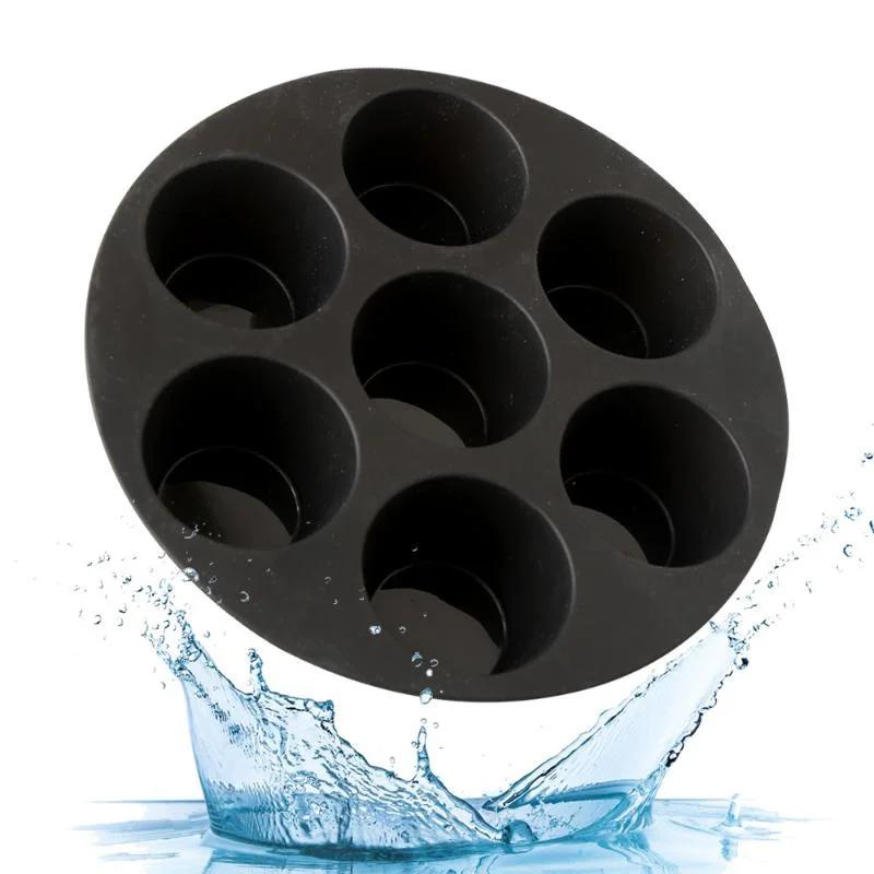 7/8'' Silicone Cake Cups Air Fryer Accessories Round Muffin Cup Mold Microwave Oven Baking Mold Baking Tray Cake Pan