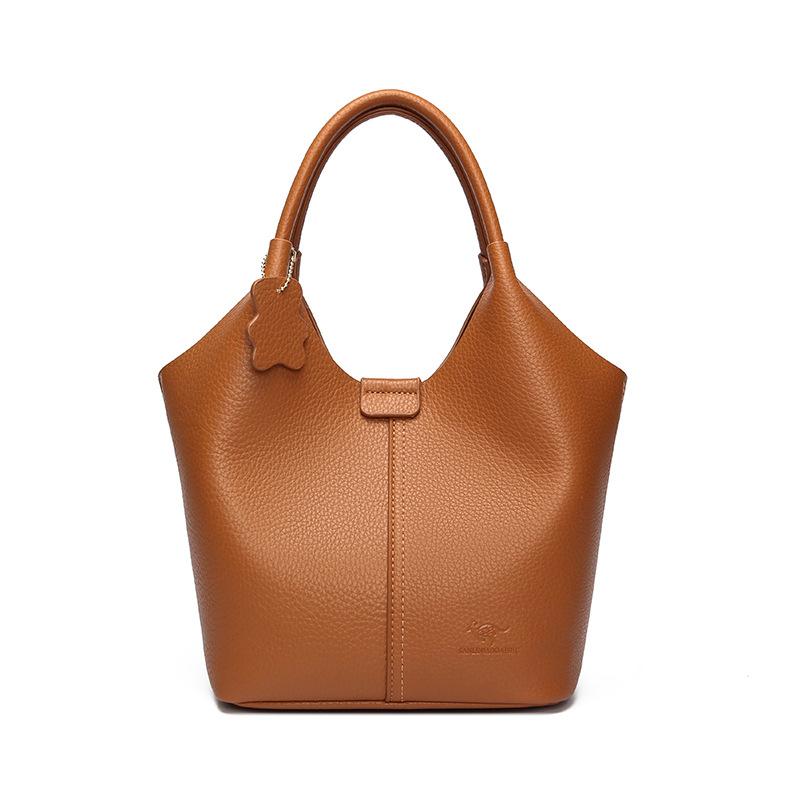 

Модная сумка кроссбоди для женщин, Элегантная сумка на одно плечо для женщин, Сумка для женщин среднего возраста коричневый/жёлтый