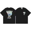 Streetwear Graphic T-Shirt Men Women Loose Fit Short Sleeve Cotton Tee