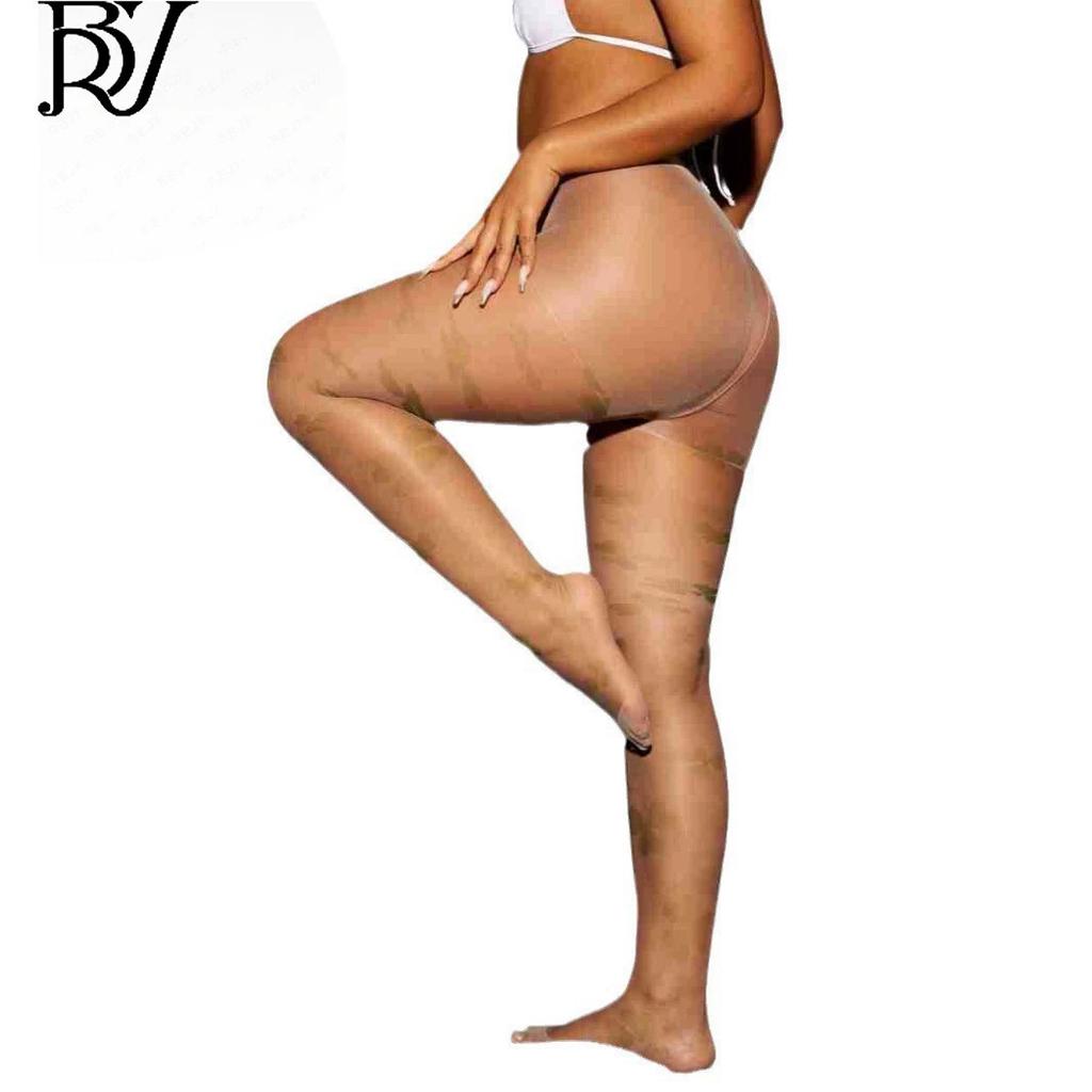 Stockings Printing Summer Thin Pure Black Silk, Anti-Hook Core Silk Pantyhose Spring And Autumn