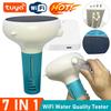 WiFi Solar Floating Swimming Pool Water Quality Tester 7 In 1 PH TDS ORP Salt EC Temp Chlorine Test Meter Work with Tuya ZigBee