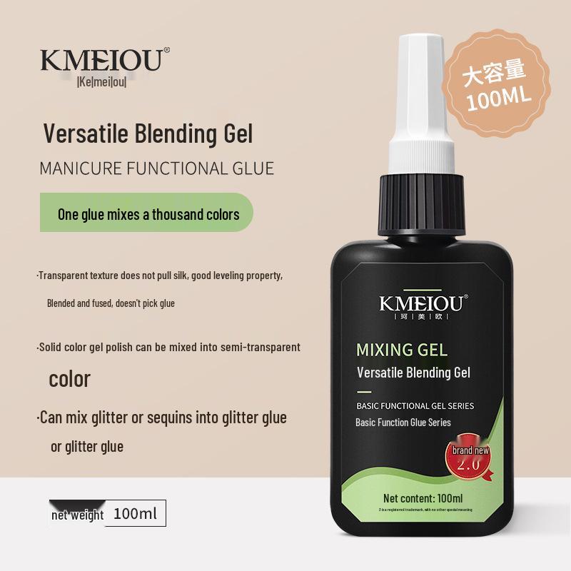 Nail Art Super Gel: Strengthening Base & No-Wipe Top Coat for Salons