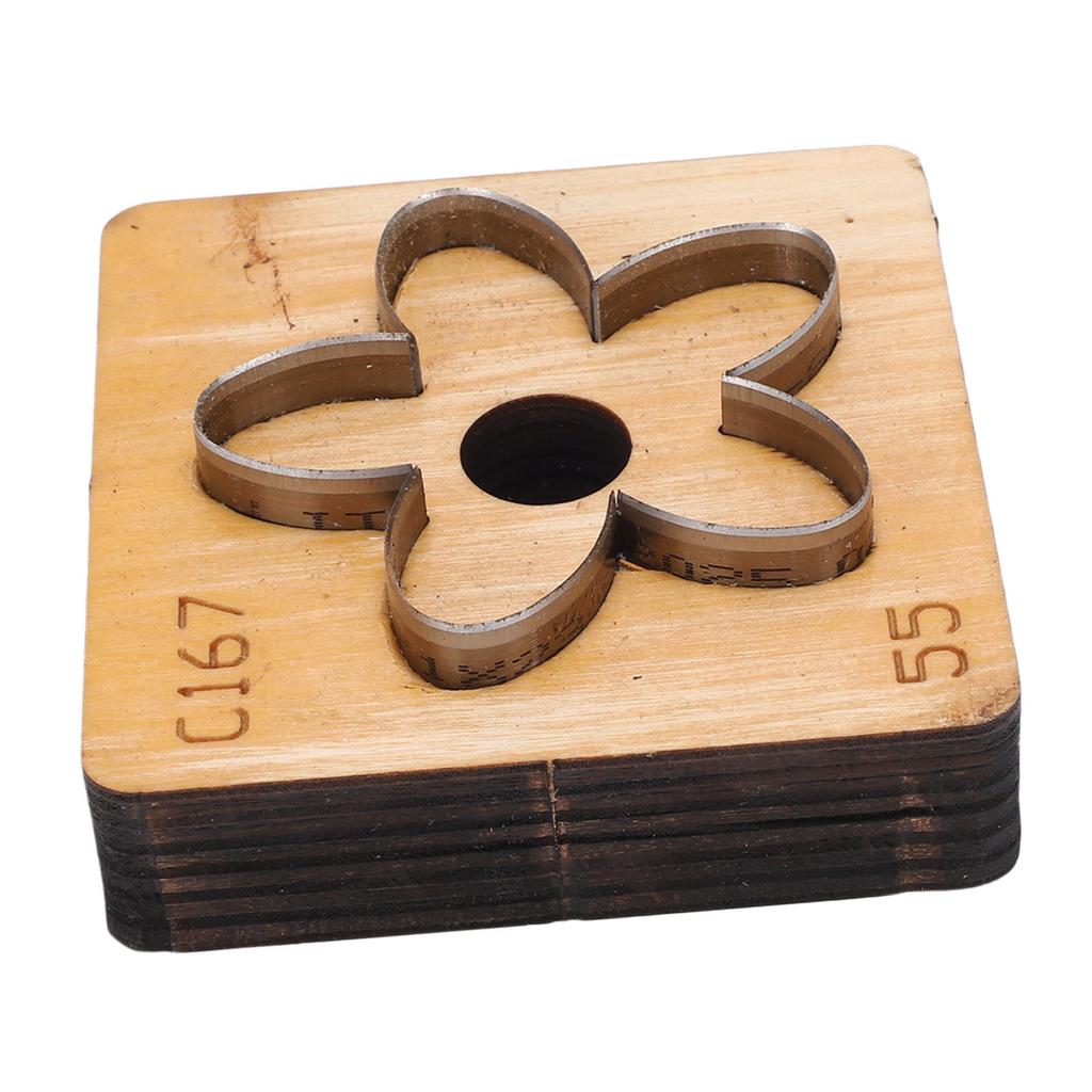 Matriță de tăiat piele în formă de floare Metal Artizanat din piele Artă pe hârtie Cutter Matriță de perforat Instrument de meșteșugărit