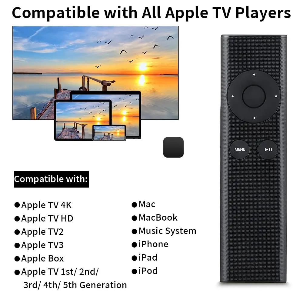 Remote Control for Apple TV 4K HD TV 1st 2nd 3rd 4th 5th TV2 TV3 Box for iPhone iPad Mac MacBook MC377LL/A A2169 A1842 A1625 5