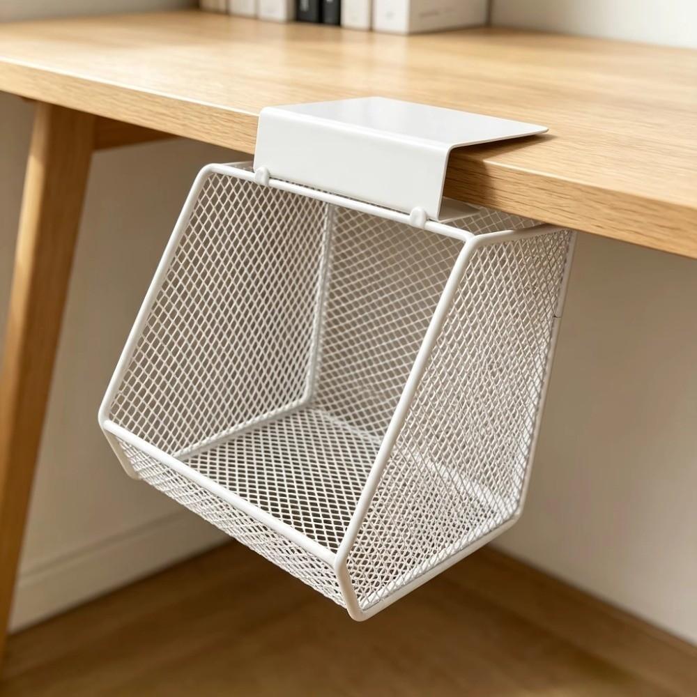 No Drill Under Cabinet Organizer Metal Mesh Bathroom Cabinet Organizer  For Bathroom Organizer