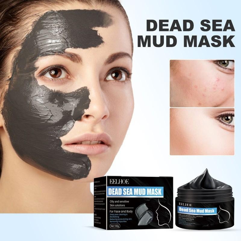 Eelhoe Dead Sea Mud Cleansing Mask Hydrating Deep Cleanser For Pores And Blackheads