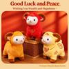 20/30cm Plush Mascot Doll New Year Mascot Goat Plush Doll Sheep Stuffed Animal Toy  Home Decoration