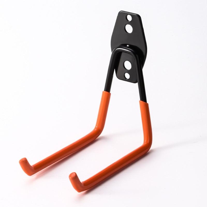 Wytrzymały metalowy haczyk ścienny do długotrwałego użytku, trzyma przedmioty, narzędzia, do przechowywania w łazience, łatwy montaż, solidne żelazo, buduje