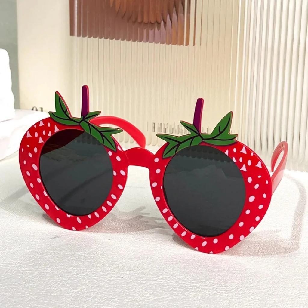 4pcs Themed Sunglasses for Women Men - Playful Decorative Eyewear Perfect for Birthdays and Photo Fun