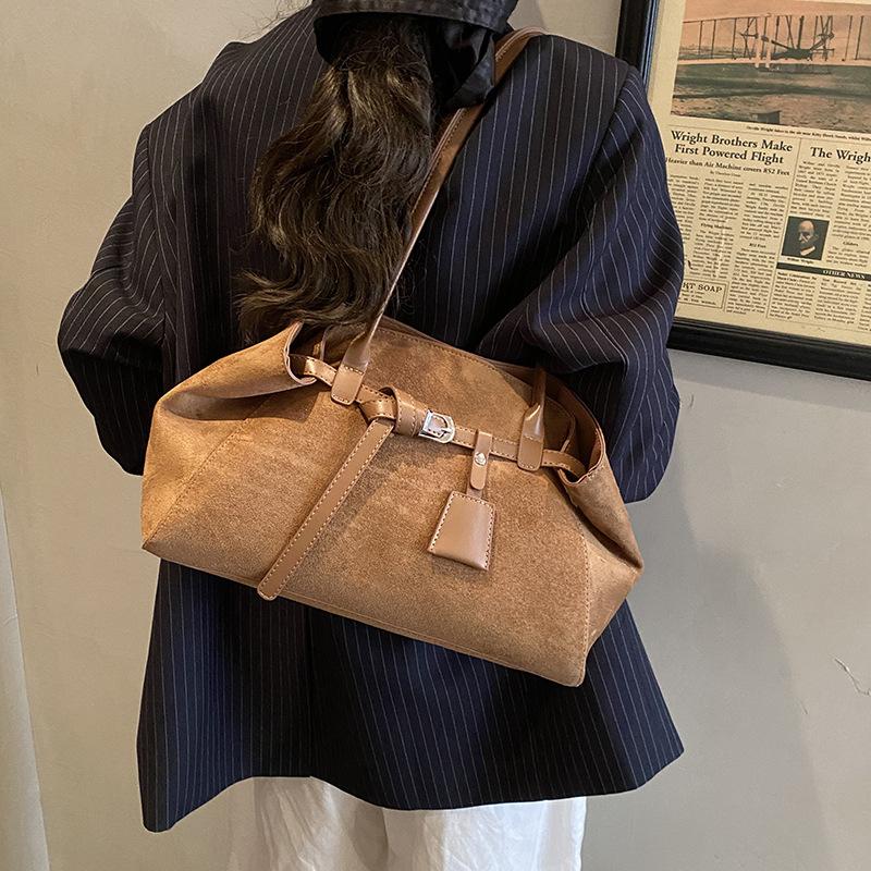 Large-capacity Stylish Bag, Single-shoulder Bag, Casual Tote Bag, and High-end Commuter Tote Bag