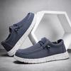 Canvas Men Shoes New Male Loafer Lightweight Soft Sole Breathable Slip-On Walking Casual Shoes for Men Zapatos Hombre Big Size