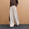 Sancai 2025 Winter High-Waist Wide-Leg Pants