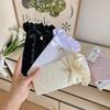 Sweet Girls Long Socks Women Stockings Hollow Out Sexy Lace Mesh Fishnet Stockings Lolita Kawaii Bow Cute Ruffle Socks Stockings