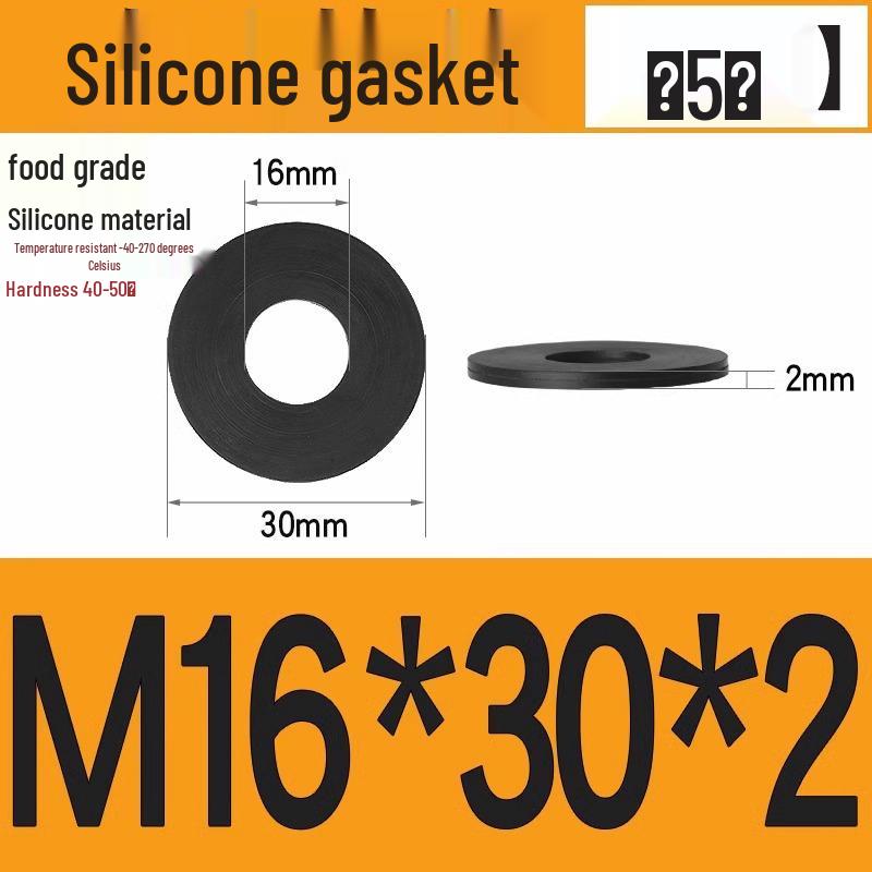 Silicone High-Temp Waterproof Gasket & Shock Absorbing Seal Pad