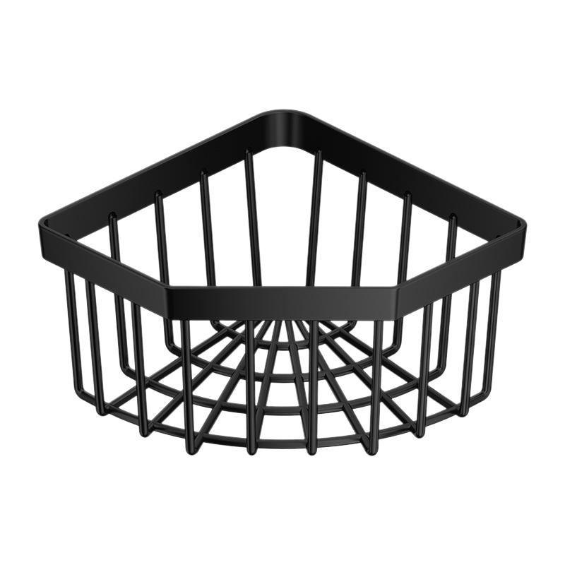 Wall-Mounted Corner Sink Drain Basket & Sponge Holder