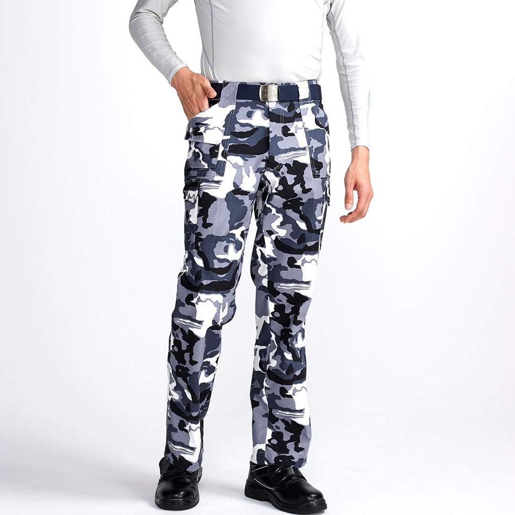 Pants Camouflage Green Camouflage Black and White 4441 Series Bottoms Work Clothes Tobi Clothing W95cm Camouflage Green [Toraichi]